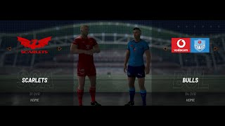 Rugby 25 Gameplay Scarlets VS Bulls [upl. by Nekcarb]