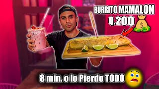 Mi Primer RETO de COMIDA en un Restaurante Mexicano por Q200 [upl. by Cutlerr970]