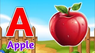 ABC Kids Learning Song A for Apple B for Ball  Kids Phonics Song  abclearningsongs [upl. by Akered]