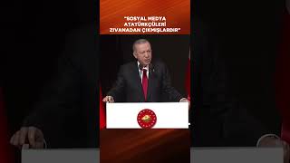 Erdoğan Sosyal medya Atatürkçüleri zıvanadan çıkmışlardır shorts [upl. by Adnek]