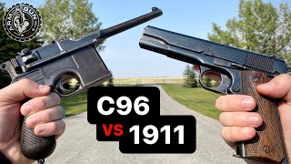 Mauser C96 “Broomhandle” vs “OG” 1911 US Army [upl. by Negrom258]