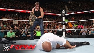 The Miz vs Dean Ambrose  Intercontinental Championship Match SmackDown LIVE Jan 3 2017 [upl. by Annavas]