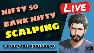 Live Trading Nifty 50 Bank Nifty Options  09 July 2024  Nifty Trap Trading Live  TRADECRAFT [upl. by Forester]