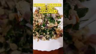 Egg with muringayila  Healthy breakfast shots food trending recipe cooking [upl. by Alysia815]