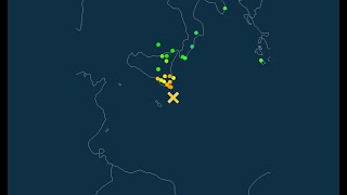 Terremoto ML 31 nel Mar Ionio Meridionale del 28 ottobre 2024 alle ore 192850  GlobalQuake [upl. by Nivram]