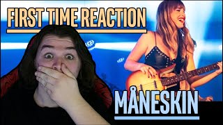 FIRST TIME REACTION Måneskin  Lividi Sui Gomiti Live performance 1Live [upl. by Novart]