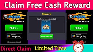 Claim Free Cash 💵 Reward Direct in your 8 Ball Pool Account [upl. by Ribaudo]