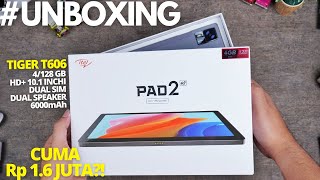 Tablet 10 Inchi TERMURAH UNBOXING Itel Pad 2 Indonesia Pasar Tablet Entry Level Makin Rame [upl. by Tabib772]