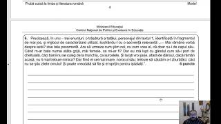 Rezolvare model oficial Evaluare Națională 2025 limba și literatura română [upl. by Eniretak]