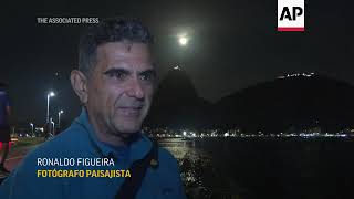 La primera superluna de agosto brilla en los cielos del mundo [upl. by Thisbee]