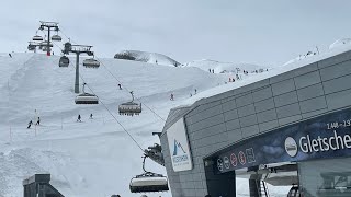 Gletscherjet 3 Fahrt Gondel Kitzsteinhorn Kombibahn 10er Gondel [upl. by Sokem]