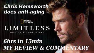 CHRIS HEMSWORTHs documentary Antiaging longevity in Limitless A quick review commentary [upl. by Nnairrek48]