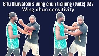 sifu Oluwatobis wing chun training twtc 037 [upl. by Syl48]