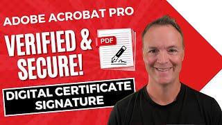 🔒How to Create a Digital Certificate Signature in Adobe Acrobat Pro📄 [upl. by Eilsew]