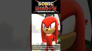 Sonic And Knuckles Cutscene Sonic Generations Vs Sonic X Shadow Generations [upl. by Day]