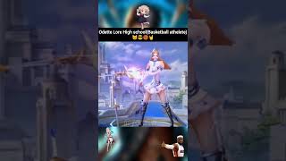 Odette lore Adult😇 vs High school😎 mlbb odette meme funny edit [upl. by Enilram405]