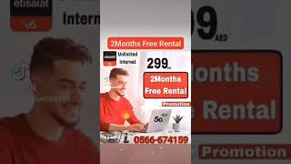 Etisalat home wifi connection in Dubai UAE Best internet service provider etisalat internet [upl. by Castorina]