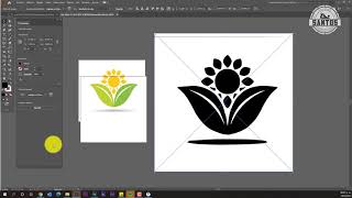 Como vectorizarpreparar un logo para grabado laser en Illustrator y photoshop k40 whisperer [upl. by Alcot]