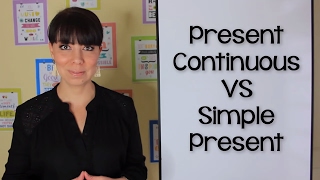 DIFERENCIA ENTRE PRESENTE SIMPLE Y PRESENTE CONTINUO EN INGLÉS [upl. by Arielle]