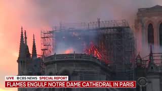 Notre Dame Fire CBS News Special Report Open [upl. by Rosette551]