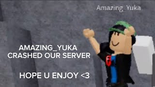 AmazingYuka joins our server in Flee the Facility  roblox [upl. by Hoagland421]