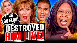 The View Has MASSIVE MELTDOWN Live After Don Lemon CRIES About Firing [upl. by Ellitnahc637]