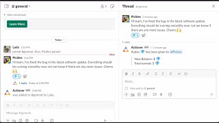 Give kudos in Slack reacting with emoji [upl. by Uoliram]