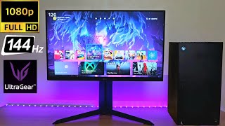 Xbox Series X on 1080P 24quot 144Hz HDR Monitor [upl. by Chin]