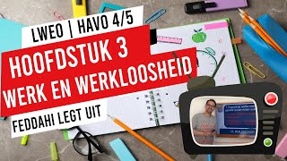 WERK EN WERKLOOSHEID  HAVO 45  HOOFDSTUK 3 [upl. by Ecirtnuahs]