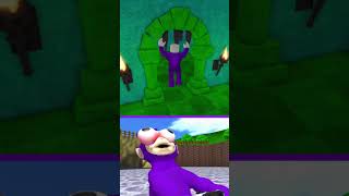 Tinky Winky Escape From Smurf Cat Part 4 shorts tinkywinky plays roblox [upl. by Amand]