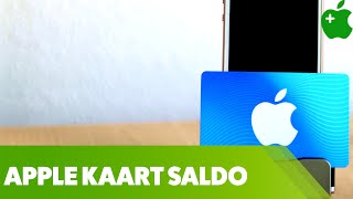 App Store saldo met een Apple tegoedkaart [upl. by Rednas]