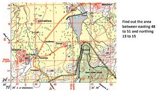 How to find area in a toposheet [upl. by Hamnet]