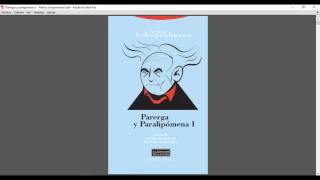 Descargar Parerga y paralipómena I Arthur Schopenhauer [upl. by Belen]