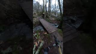 Tom sending it in the wet mad dog mtb enduro dh cycling bike comriecroft mtblife gopro [upl. by Joana]