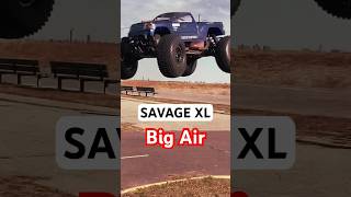 HPI Savage XL RC Truck Big Ramp Air Jump⬆️ Gone Wrong fyp rc [upl. by Edya482]