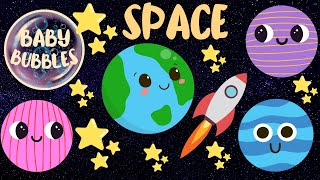 BABY SENSORY Cute SPACE ADVENTURE for Babies High Contrast Video babysensory highcontrast [upl. by Teodor]