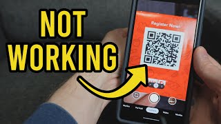 How to Solve Issues With QR Codes Not Scanning  Android amp iPhone  Apple Phone Wont Scan or Work [upl. by Mayman]