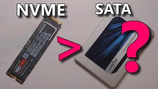 SATA SSD vs NVMe SSD The Ultimate Showdown [upl. by Yrtnej]