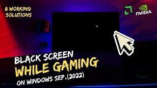 How To Fix Screen Going Black While Gaming  BlackScreen While Gaming 2023 [upl. by Naashar863]