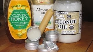 DIY How to Make All Natural Lip Balm [upl. by Dnob]