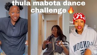 Thula mabota dance challenge ❤️🔥 [upl. by Tare]