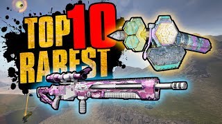 TOP 10 RAREST ITEMS IN BORDERLANDS 2  NEW 1 [upl. by Carlos139]