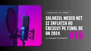 Salariul mediu net și inflația au crescut pe final de an 2024 [upl. by Euqnimod]