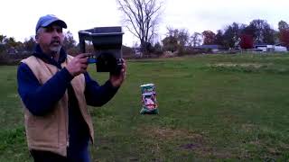 Overseeding A Horse Pasture Nov 1 2018 [upl. by Ernesta758]