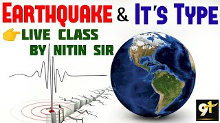 34Earthquake and its type  भूकंप Earthquake amp All Important Questions  Geography by Nitin Sir [upl. by Ymmik]