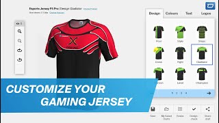 Gaming jersey maker – design your custom esports shirt  owayo [upl. by Teodor]