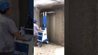 Hand plaster vs machine plaster shorts machine trending [upl. by Hoagland938]