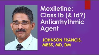 Mexiletine Class Ib amp Id Antiarrhythmic Agent [upl. by Aerdnac]