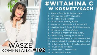 PRZEDZIAŁY PROCENTOWE WITAMINY C w KOSMETYKACH  WK102 [upl. by Oht]