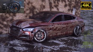 Rebuilding a AUDI S5 Sportback  NFS HEAT  Logitech G29 Gameplay [upl. by Etnovad]